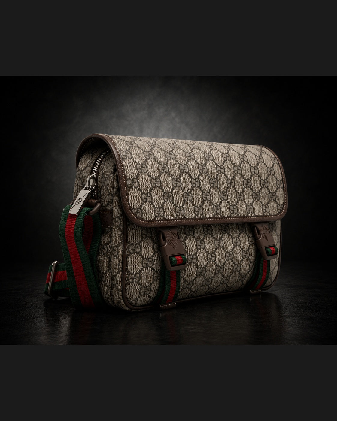 Gucci Web Messenger Bag
