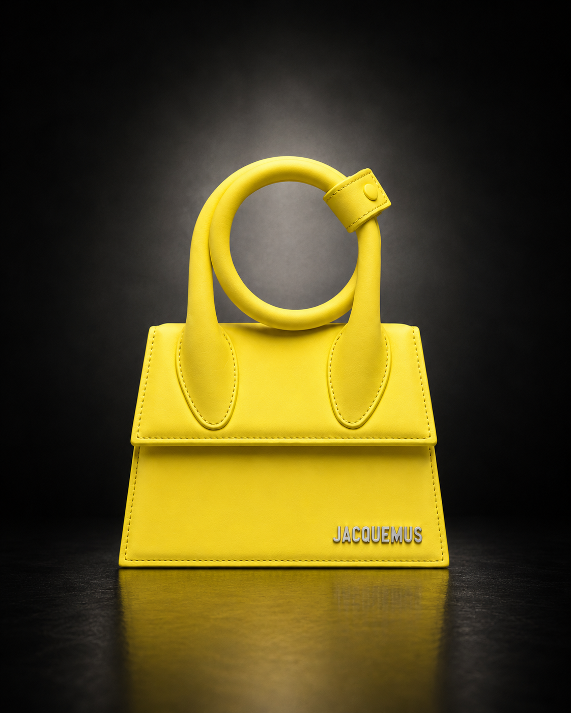 Jacquemus Le Chiquito Noeud Handbag gul