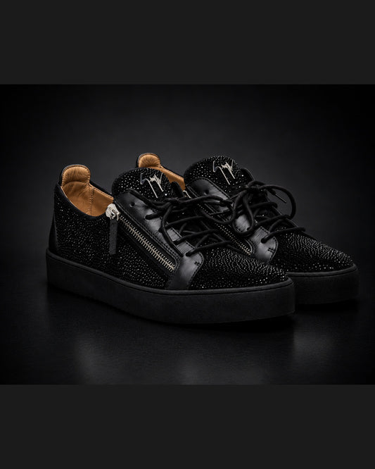 Giuseppe Zanotti Frankie Crystal Sneakers Black