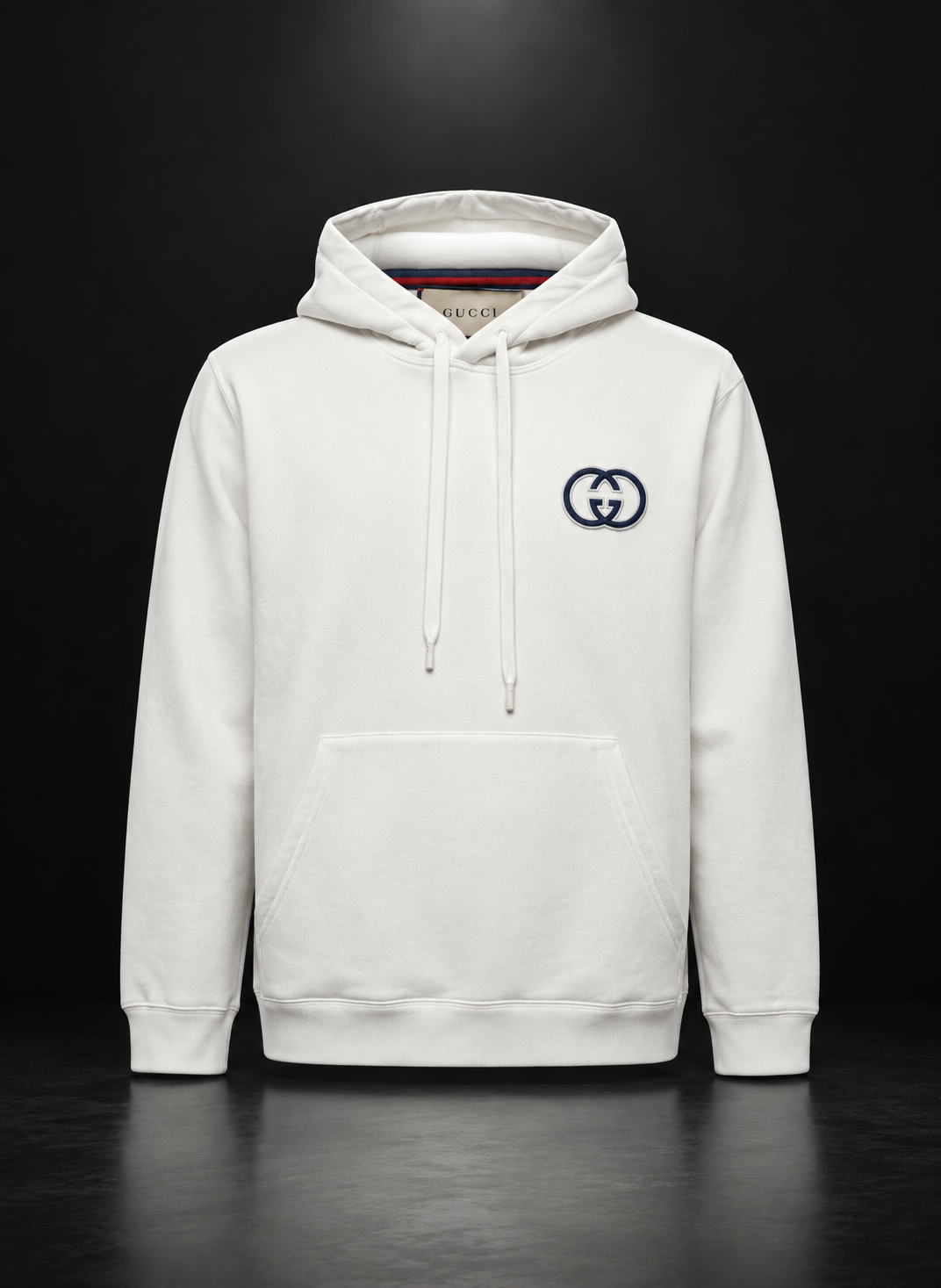 Gucci vit hoodie