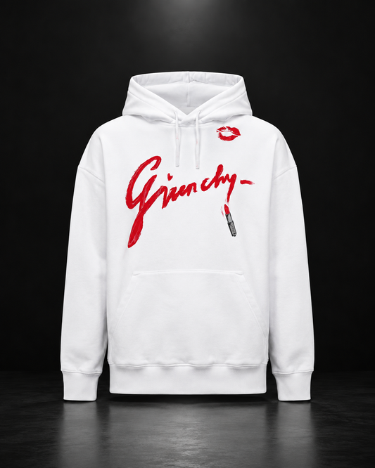 Givenchy Lipstick Script Hoodie