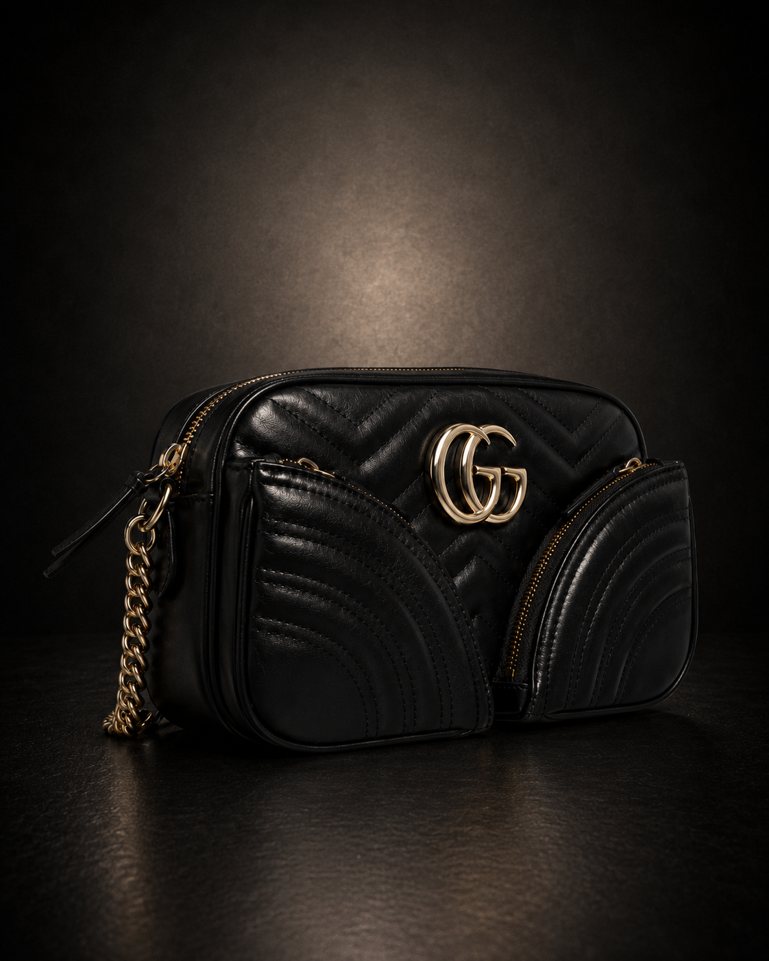 Gucci GG Marmont Kameraväska Svart