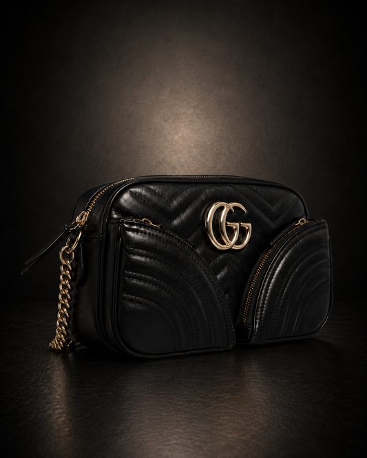 Gucci GG Marmont Kameraväska Svart