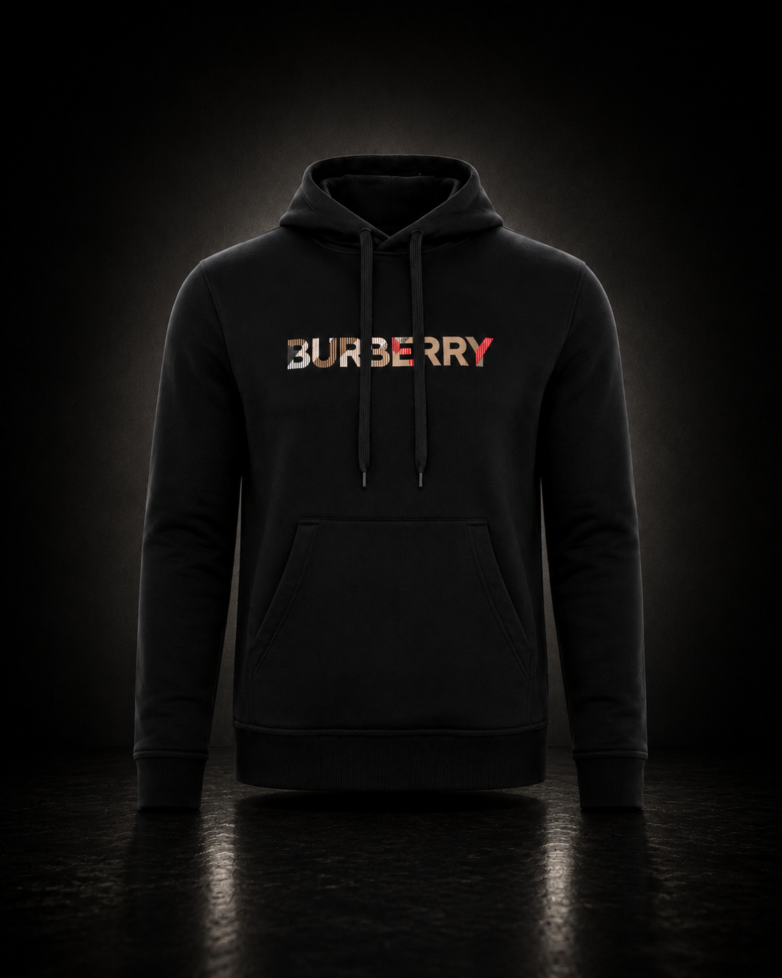 Burberry Fairley Hoodie Svart