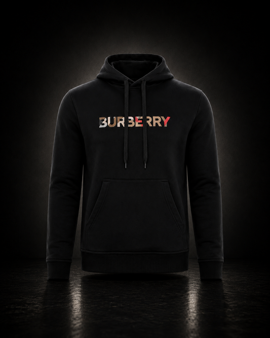 Burberry Fairley Hoodie Svart