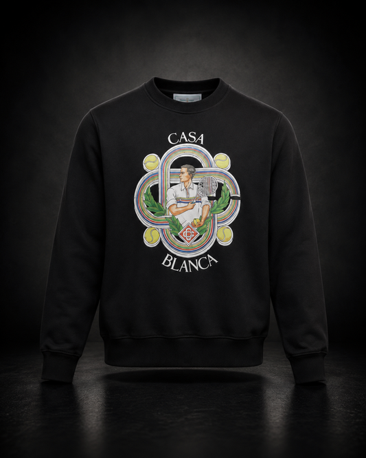 Casablanca Le Joueur Sweatshirt svart