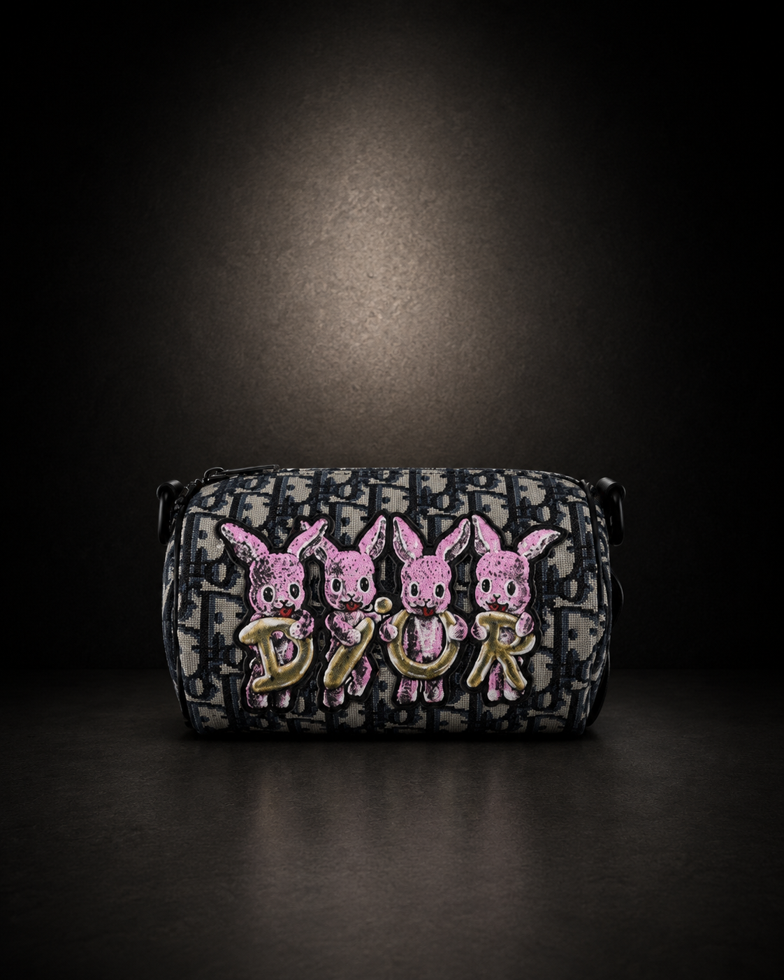 Dior Roller Bag Oblique Jacquard Kenny Scharf