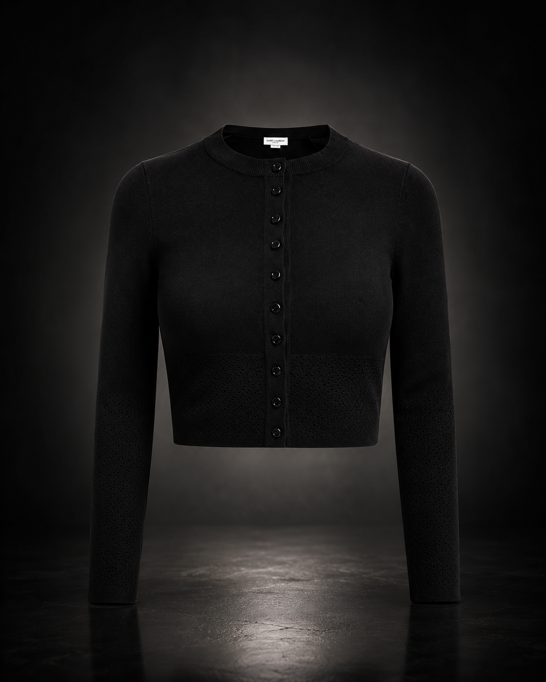 Victoria Beckham Stickad Jacka svart