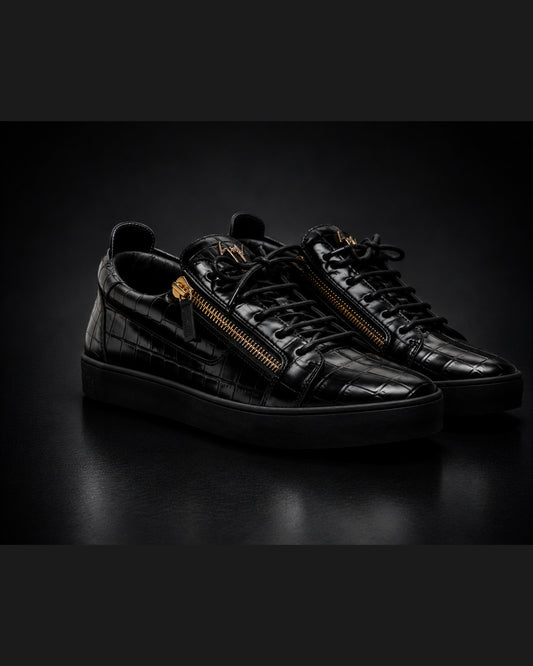 Giuseppe Zanotti Brek Croc Sneakers Black