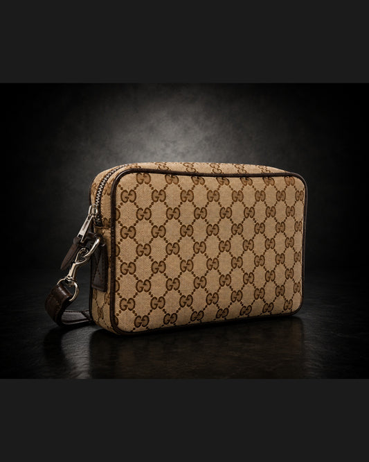 Gucci Canvas Crossbody Bag