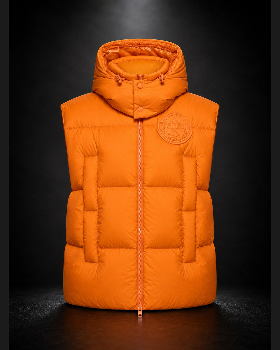 Moncler Apus Down Vest Orange