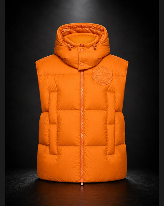 Moncler Apus Down Vest Orange