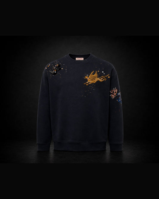 Valentino Garavani Pegasus Embroidered Sweatshirt